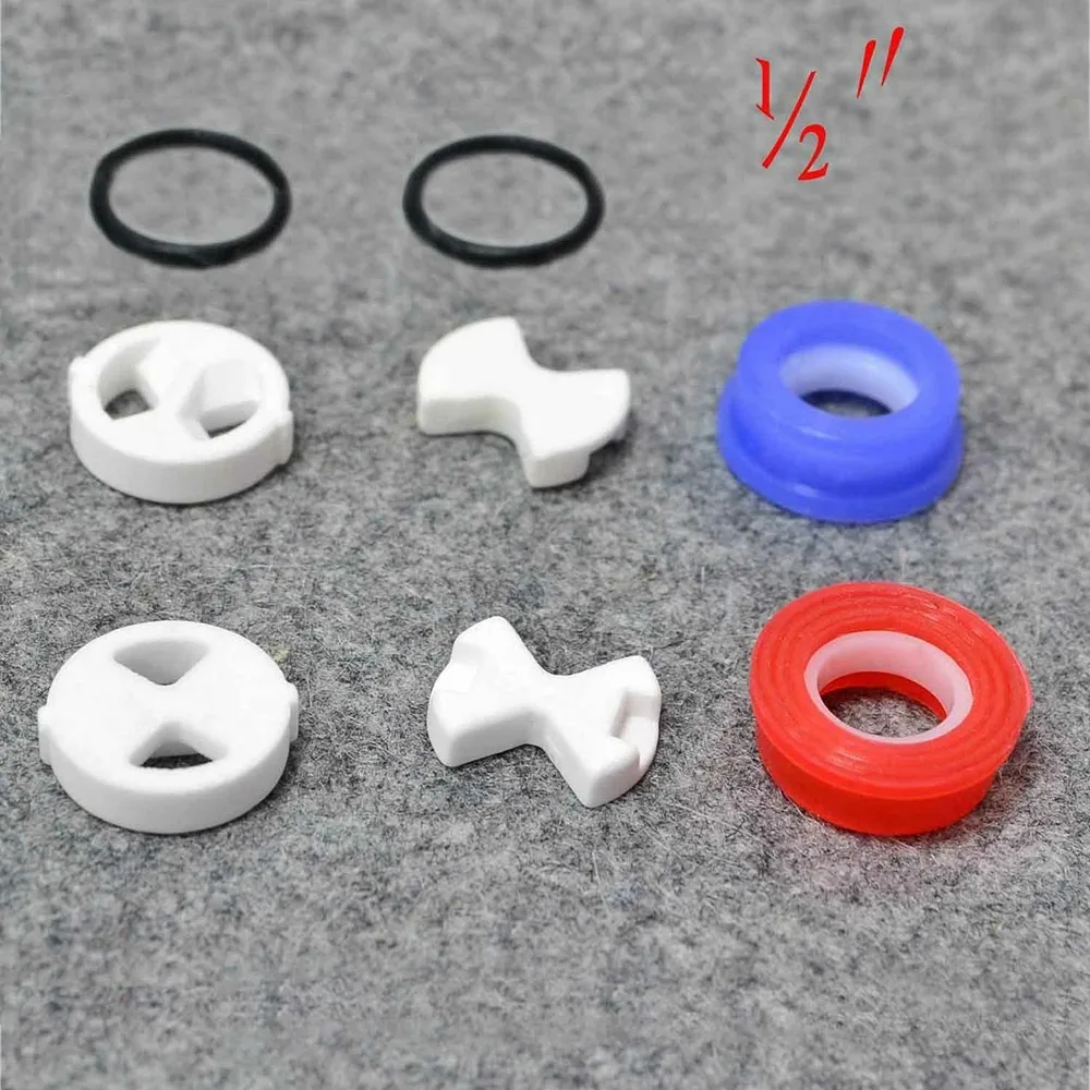 Silicone Tap Washer - 8 قطعة/المجموعة السيراميك القرص السيليكون غسالة