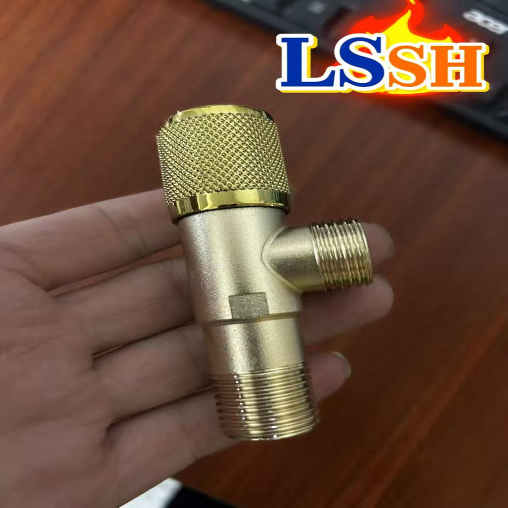 Toilet Fill Valve - صمام زاوية المرحاض النحاسي بالكامل، صمام