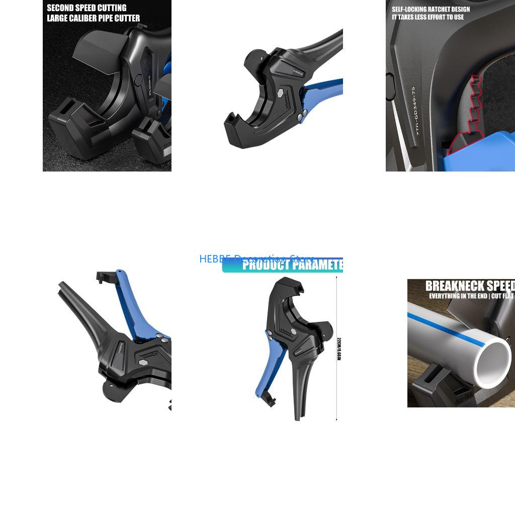 Pipe Cutter Ratchet - B0KC قاطع الأنابيب البلاستيكية أداة قطع