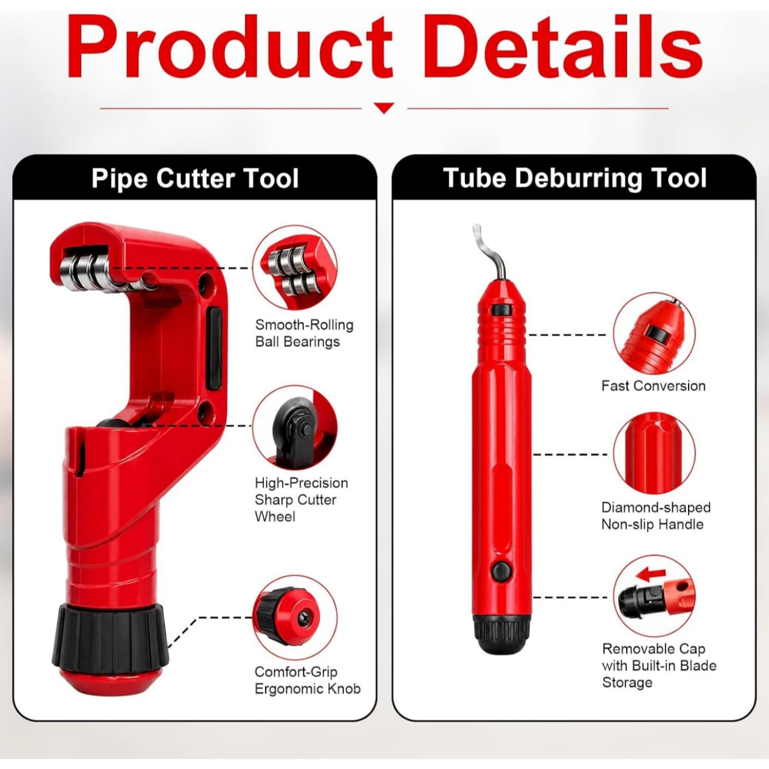 مجموعة أدوات قطع الأنابيب الثق - مراجعة Pipe Cutter Ratchet وسعره