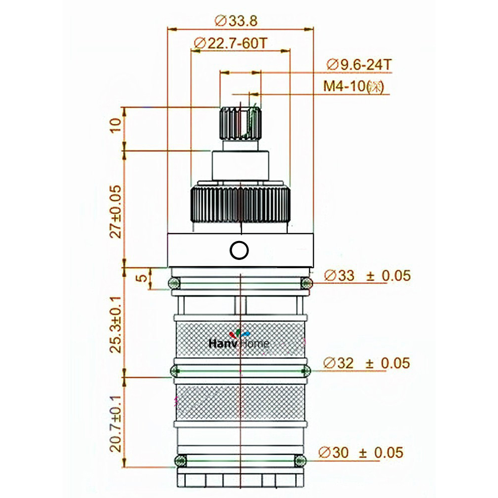 AODEYI-بكرة صمام ثرموستاتي ، خ - مراجعة Shower Valve Cartridge وسعره